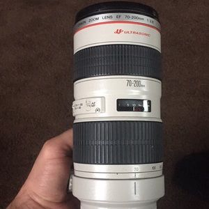 Canon Zoom Lens EF 70-200mm with filter bundle